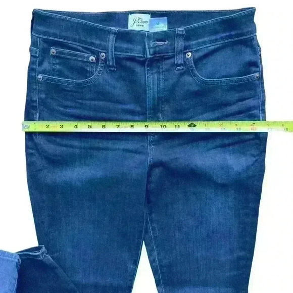 9" high-rise toothpick j crew skinny jeans size 28T - Picture 12 of 14
